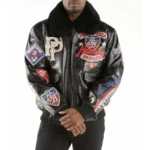 American-Bruiser-Black-Pelle-Pelle-Leather-Jacket