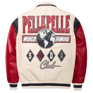 Pelle Pelle Soda Club Famous offwhite Red Plush jacket