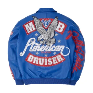Pelle Pelle American Bruiser Blue Jacket Leather Jacket