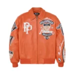 Pelle Pelle American Bruiser Orange Leather Jacket
