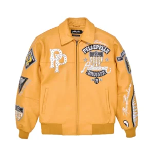 Pelle Pelle American Bruiser Yellow Leather Jacket