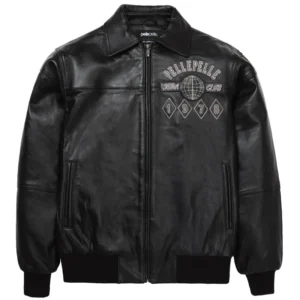Pelle Pelle Soda Club Famous Plush Black Jacket