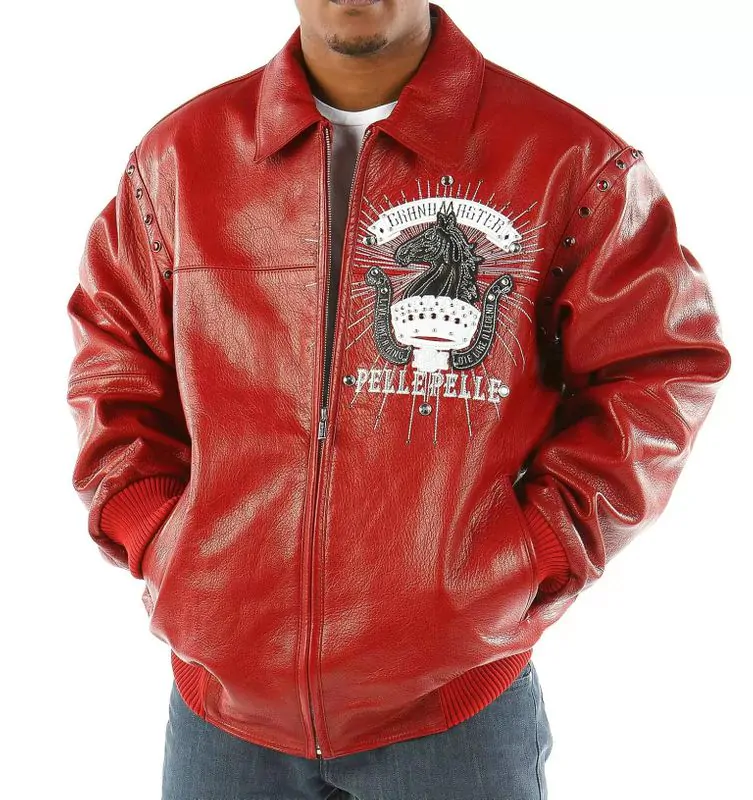 Pelle-Pelle-Mens-Grand-Master-Red-Jacket