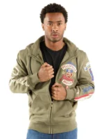 Pelle Pelle American Bruiser Olive Green Wool Jacket