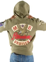 Pelle Pelle American Bruiser Olive Green Wool Jacket