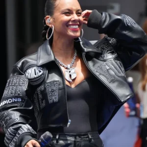 Pelle Pelle Knicks Black Crop Jacket