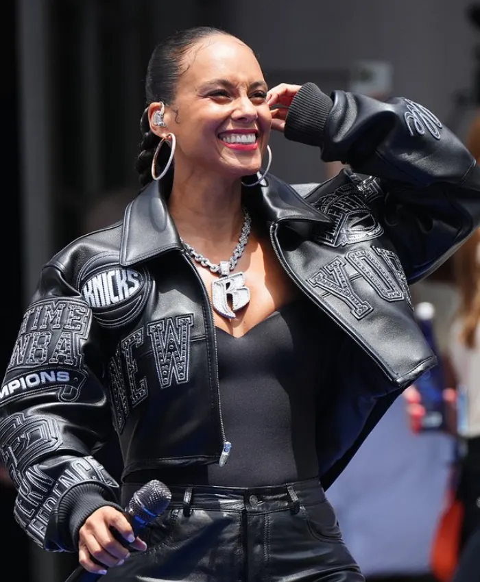 Pelle Pelle Knicks Black Crop Jacket