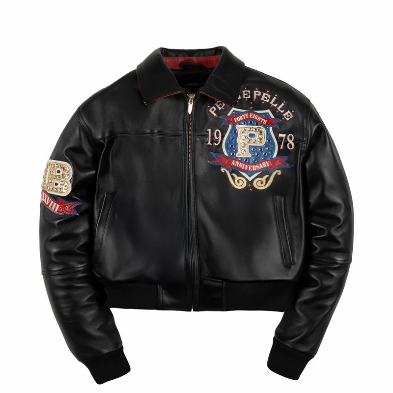 Pelle Pelle 48th Unrivaled Anniversary Womens Crop Black Jacket (1)