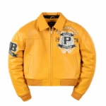 Pelle Pelle Unrivaled Anniversary Women’s Crop Yellow Jacket